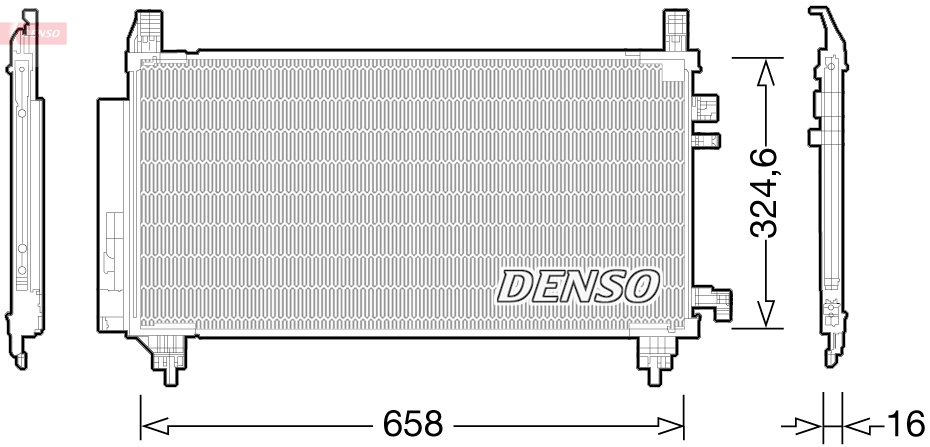DCN50046: Конденсор кондиционера Denso DCN50046 купить