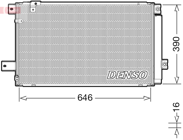 DCN50049: Конденсор кондиционера Denso DCN50049 купить
