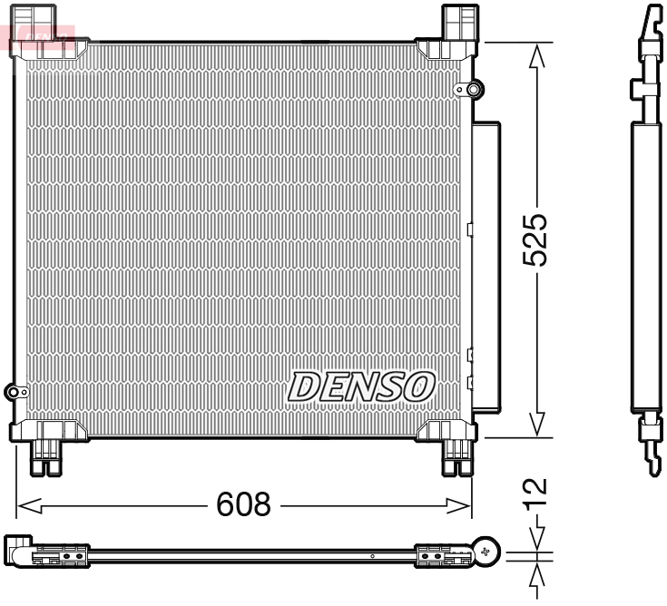 DCN50050: Конденсор кондиционера Denso DCN50050 купить