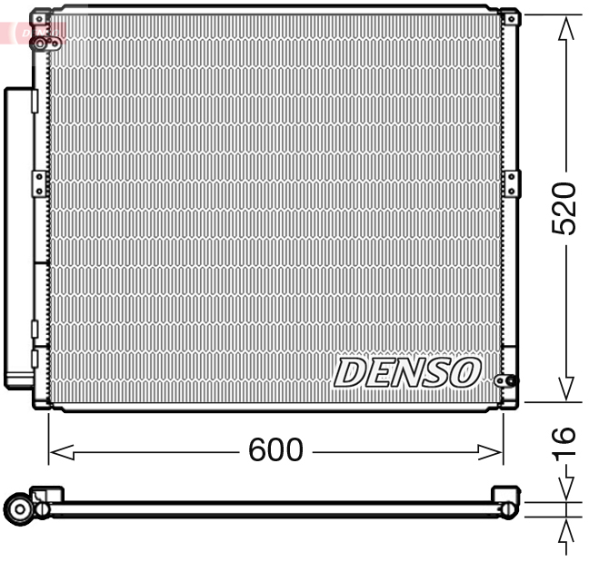 DCN50051: Конденсор кондиционера Denso DCN50051 купить