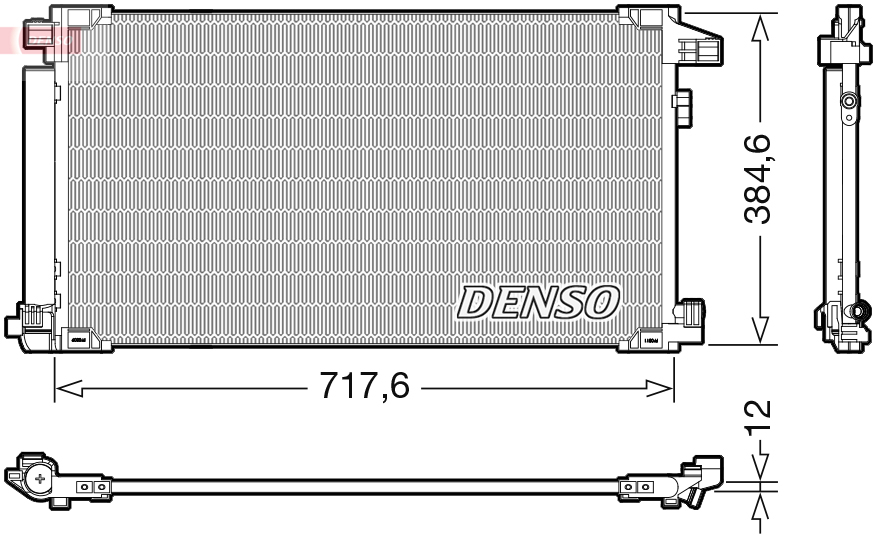 DCN50061: Конденсор кондиционера Denso DCN50061 купить