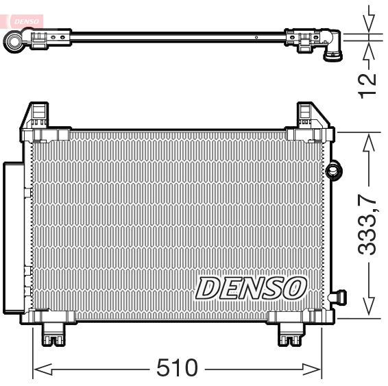 DCN50062: Конденсор кондиционера Denso DCN50062 купить