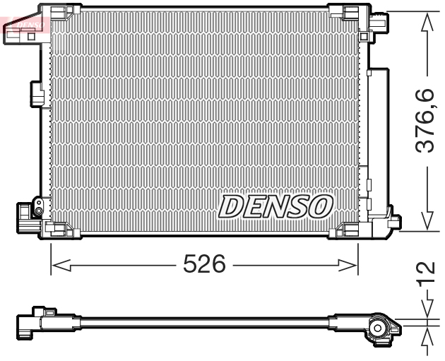 DCN50064: Конденсор кондиционера Denso DCN50064 купить