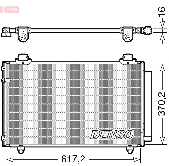 DCN50112: Конденсор кондиционера Denso DCN50112 купить