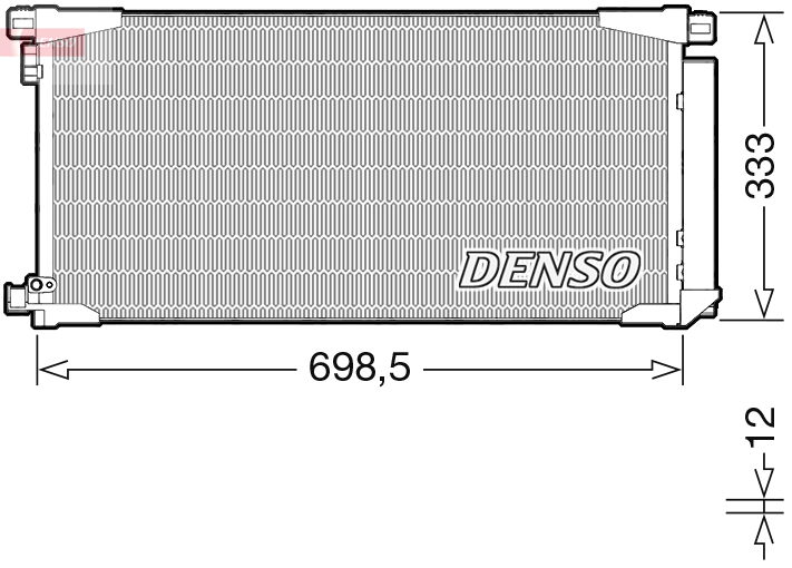 DCN50115: Конденсор кондиционера Denso DCN50115 купить