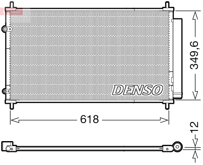 DCN50117: Конденсор кондиционера Denso DCN50117 купить