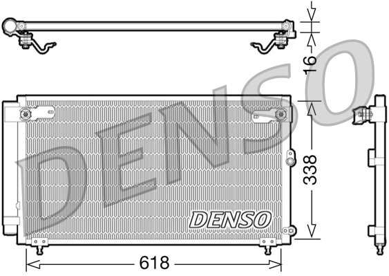 DCN51006: Конденсор кондиционера Denso DCN51006 купить