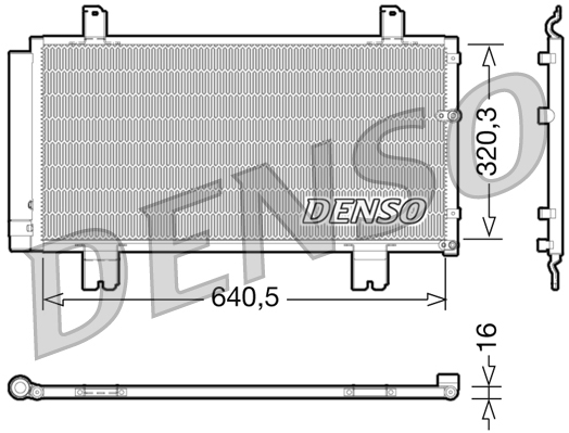 DCN51007: Конденсор кондиционера Denso DCN51007 купить