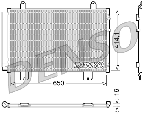 DCN51009: Конденсор кондиционера Denso DCN51009 купить