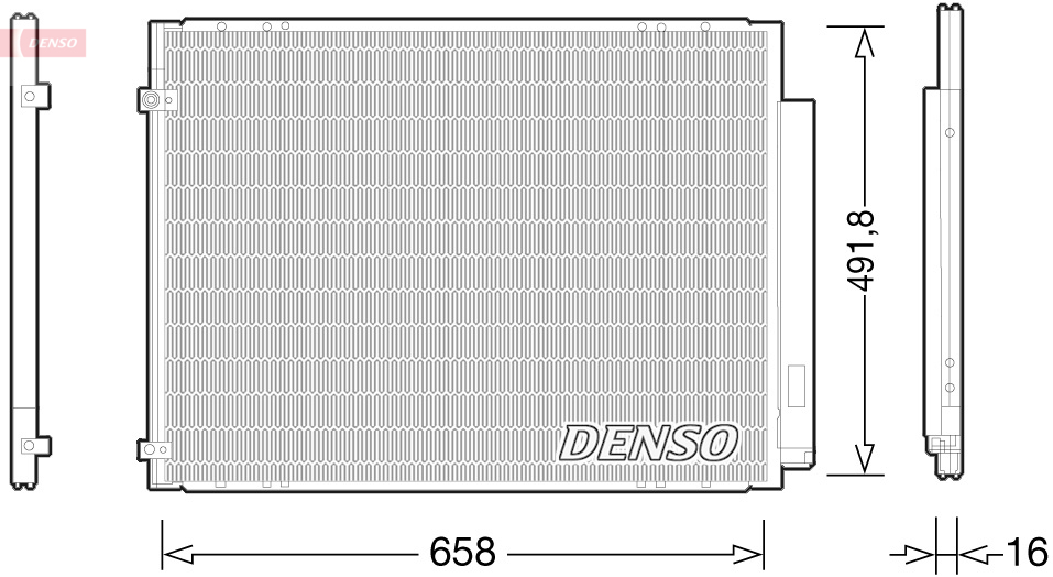 DCN51010: Конденсор кондиционера Denso DCN51010 купить