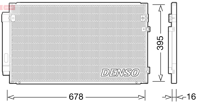 DCN51012: Конденсор кондиционера Denso DCN51012 купить