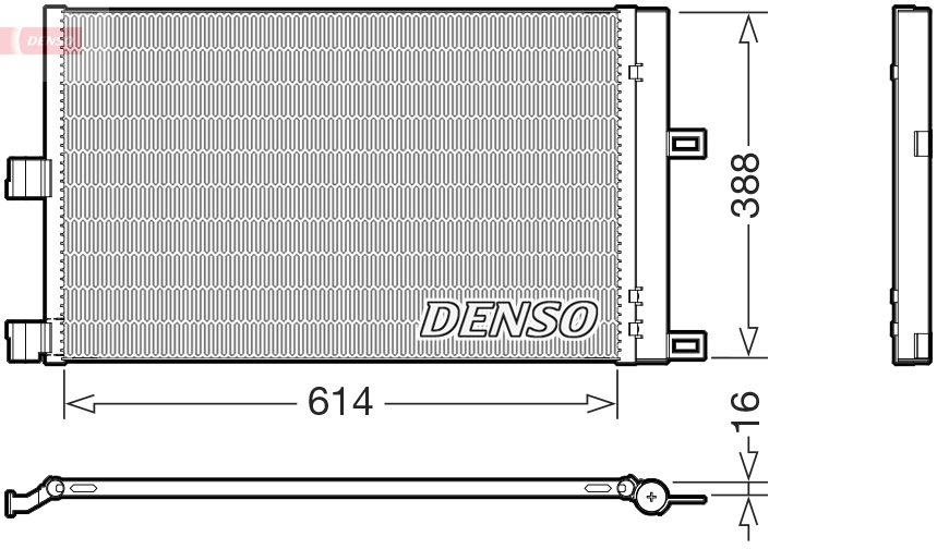 DCN99080: Конденсор кондиционера Denso DCN99080 купить
