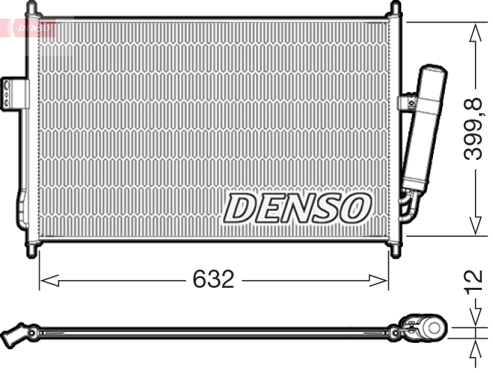 DCN99084: Конденсор кондиционера Denso DCN99084 купить
