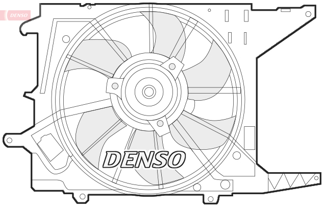 DER37003: Вентиляторы охлаждения DER37003 DENSO