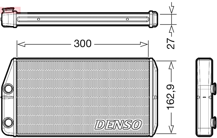 DRR01002: Радиатор отопителя Denso DRR01002 купить