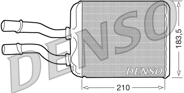 DRR01011: Радиатор отопителя Denso DRR01011 купить