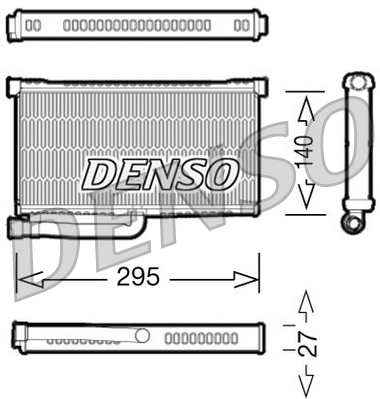 DRR02004: Радиатор отопителя Denso DRR02004 купить