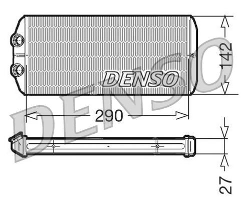 DRR07005: Радиатор отопителя Denso DRR07005 купить