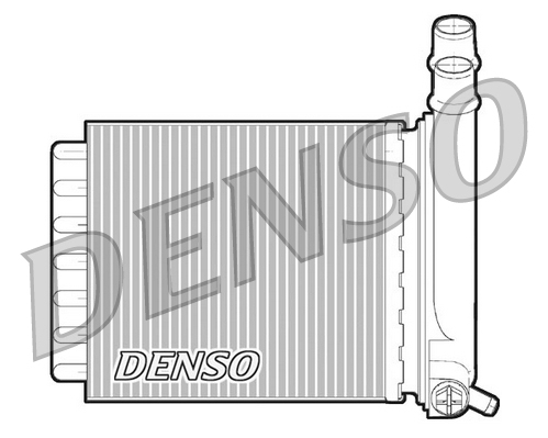 DRR07007: Радиатор отопителя Denso DRR07007 купить