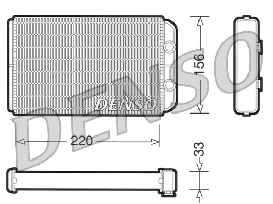 DRR09090: Радиатор отопителя Denso DRR09090 купить