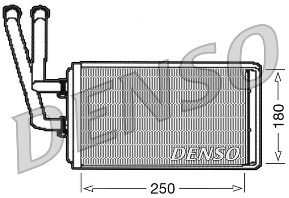 DRR09100: Радиатор отопителя Denso DRR09100 купить