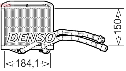 DRR09102: Радиатор отопителя Denso DRR09102 购买
