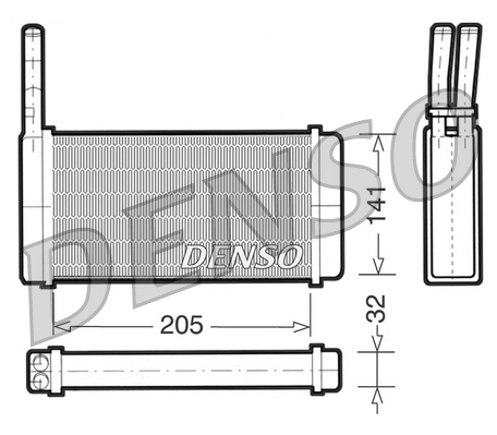 DRR10010: Радиатор отопителя Denso DRR10010 купить