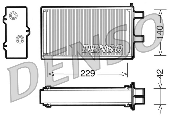 DRR13001: Радиатор отопителя Denso DRR13001 купить