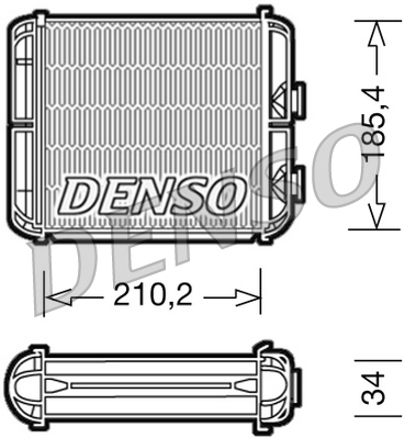DRR20003: Радиатор отопителя Denso DRR20003 купить