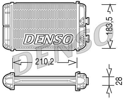 DRR20004: Радиатор отопителя Denso DRR20004 купить