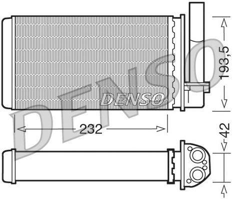 DRR21003: Радиатор отопителя Denso DRR21003 купить