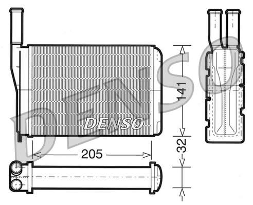 DRR23010: Радиатор отопителя Denso DRR23010 购买
