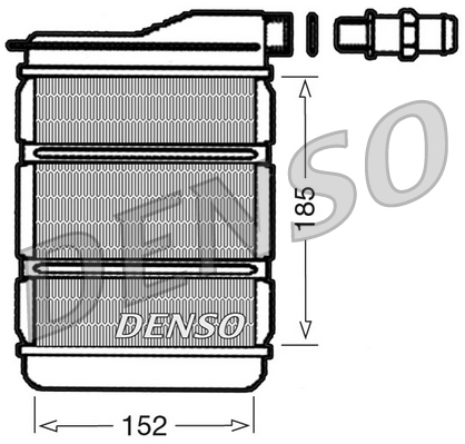 DRR23011: Радиатор отопителя Denso DRR23011 купить