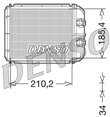 DRR23014: Радиатор отопителя Denso DRR23014 купить