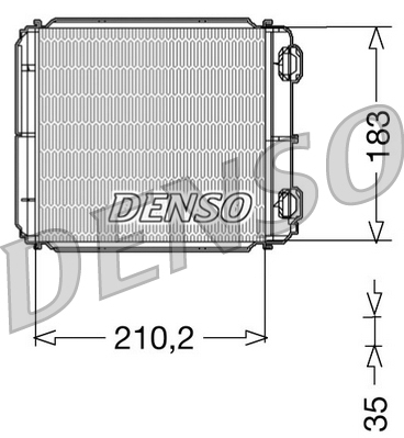 DRR23018: Радиатор отопителя Denso DRR23018 купить