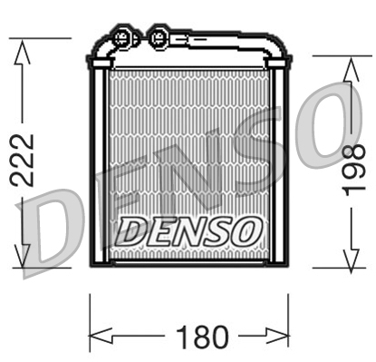 DRR32005: Радиатор отопителя Denso DRR32005 купить