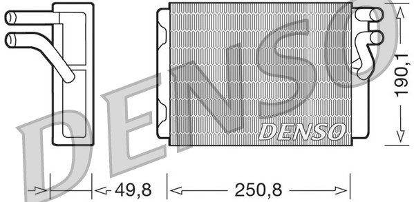 DRR33010: Радиатор отопителя Denso DRR33010 купить