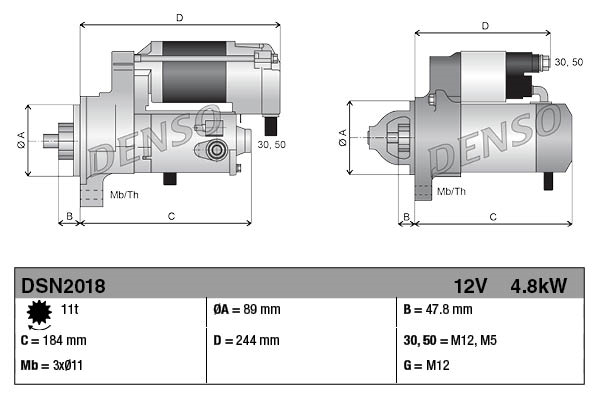 DSN2018: Стартеры DSN2018 купить